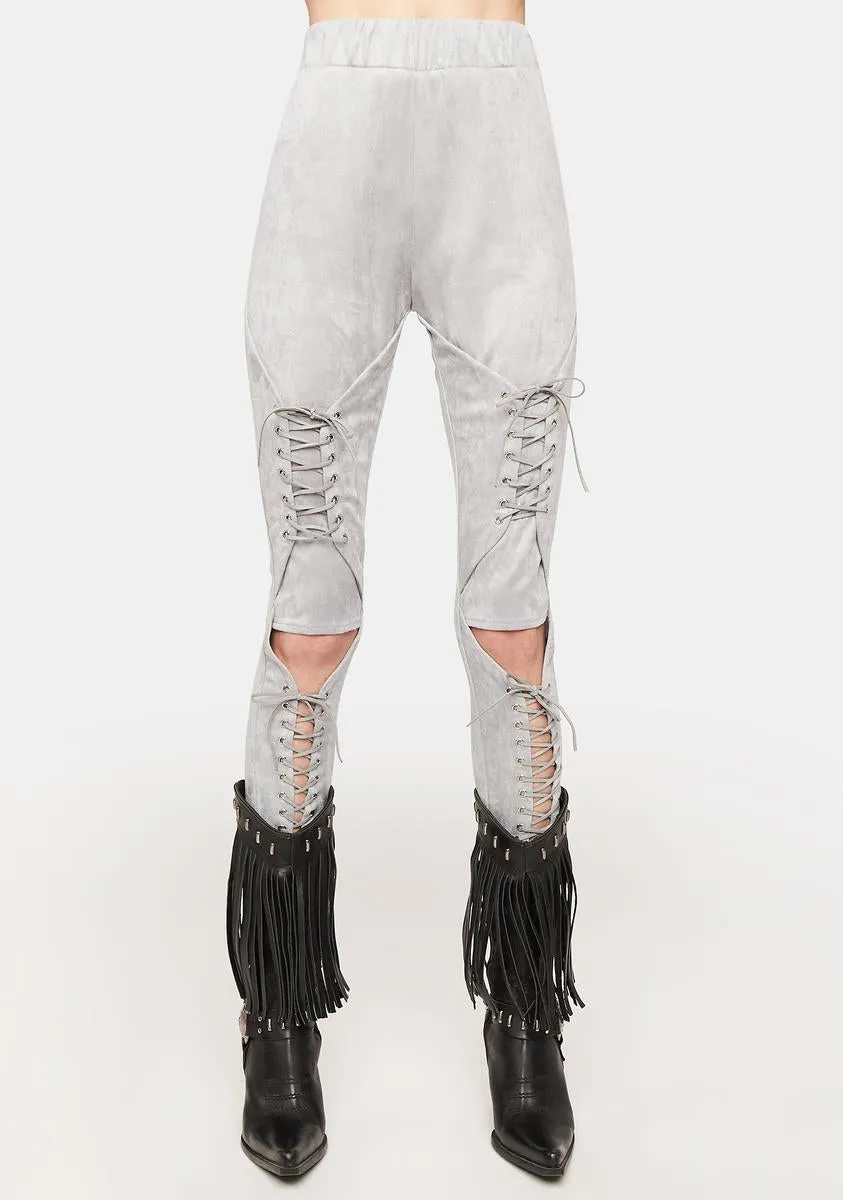 Smoke Bad New Kid Lace Up Pants sold by Dolls Kill