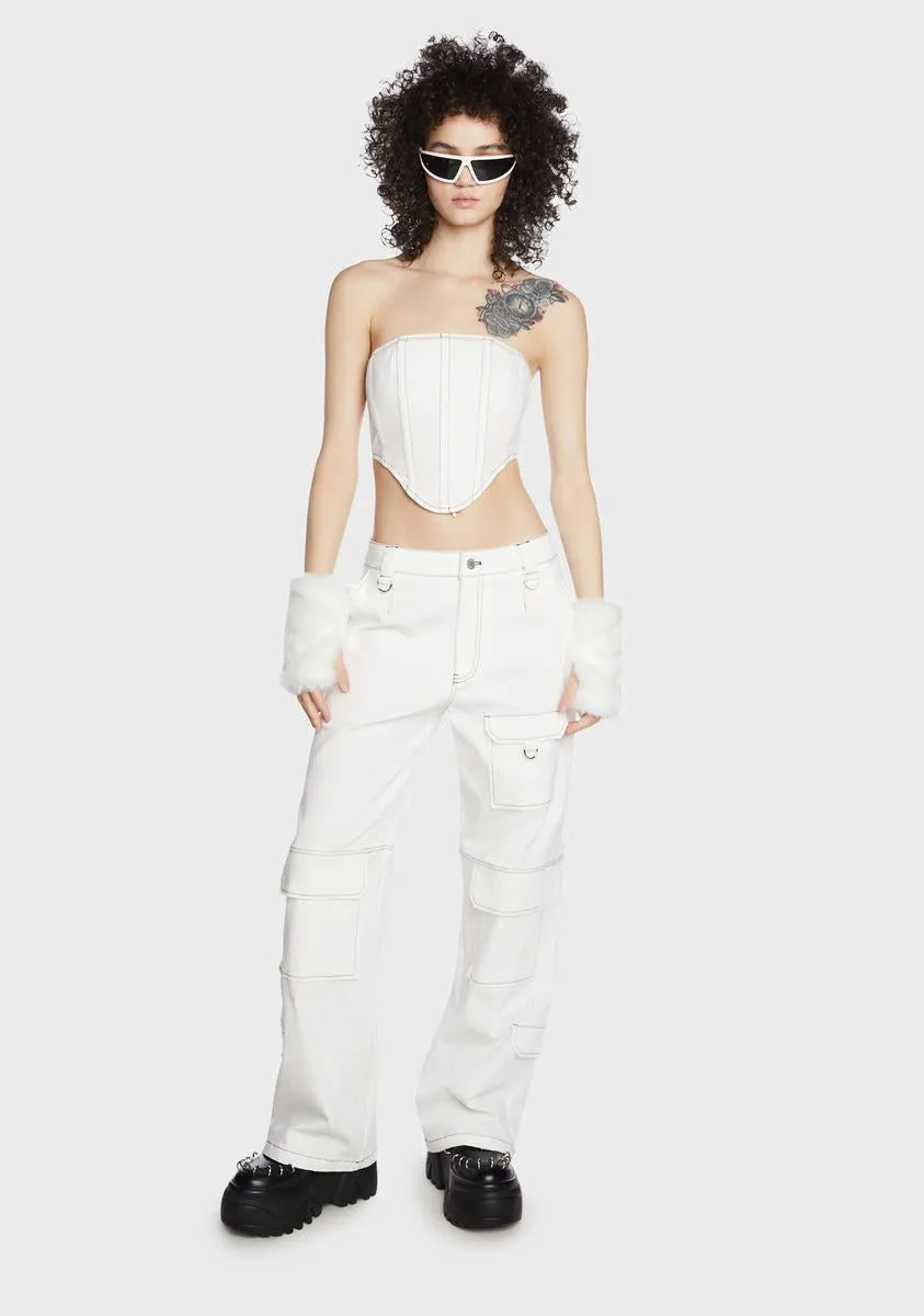 Fargo Denim Corset sold by Dolls Kill product image thumbnail 3