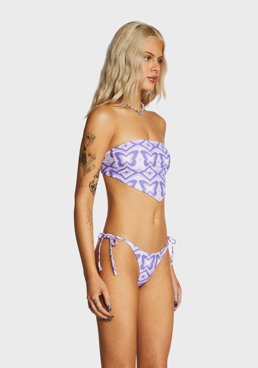 Butterfly Bandeau Bikini Top sold by Dolls Kill product image thumbnail 3