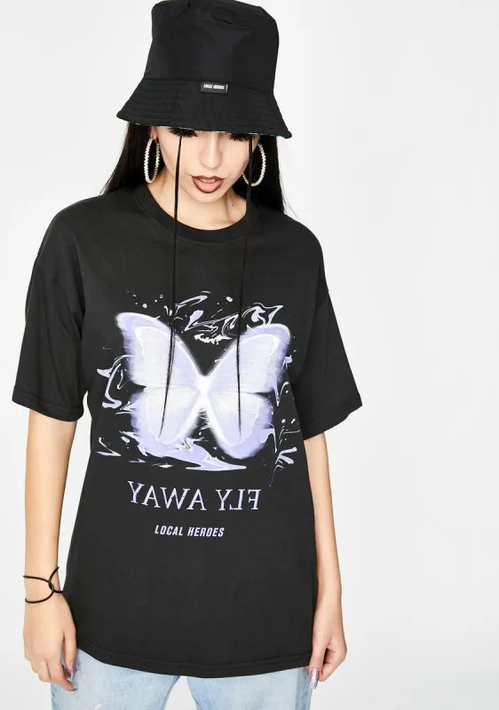 Fly Away Graphic Tee sold by Dolls Kill