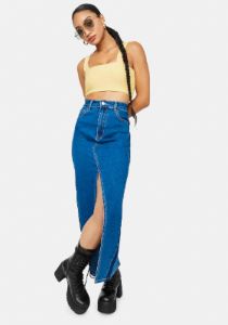 Lemon Left On Read Ribbed Bralette Top sold by Dolls Kill