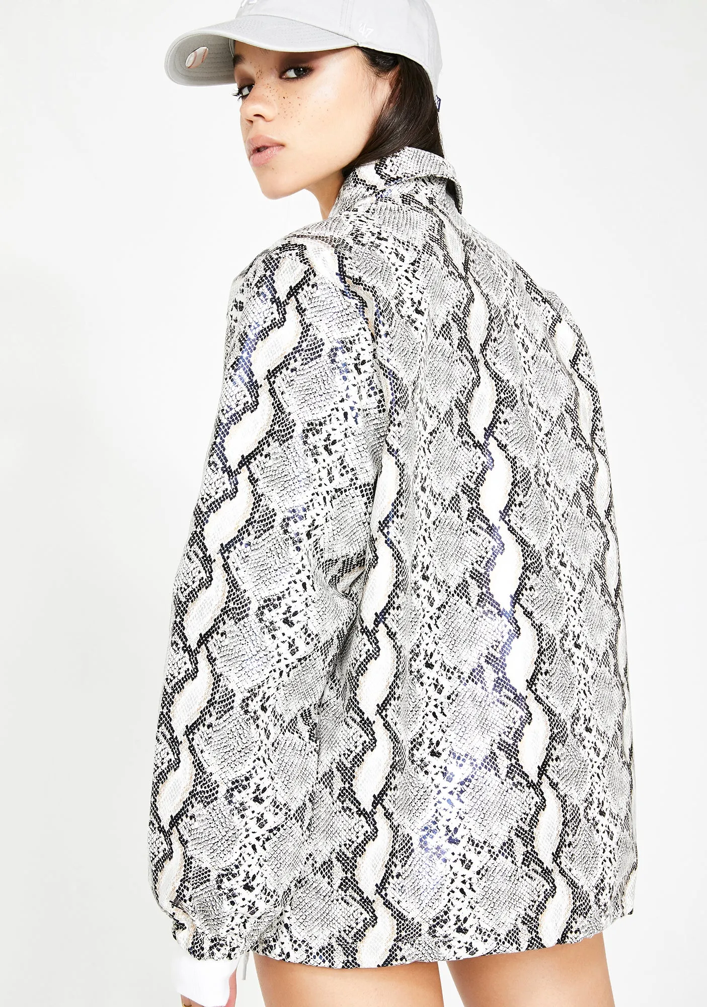 Servin' Serpent Snakeskin Jacket sold by Dolls Kill product image thumbnail 4