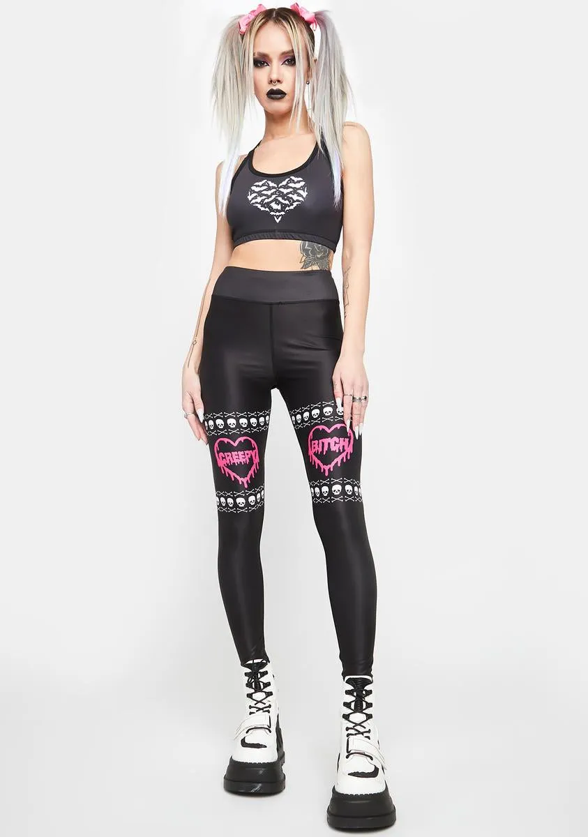 Creepy Lil Bitch Leggings sold by Dolls Kill product image thumbnail 2
