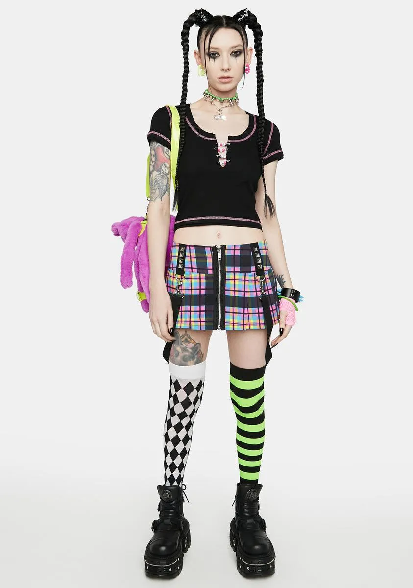 Against All Odds Crop Tee sold by Dolls Kill product image thumbnail 3