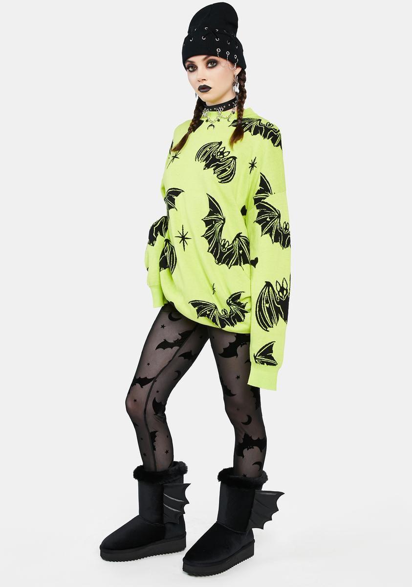 Love At First Bite Mesh Leggings sold by Dolls Kill product image thumbnail 3