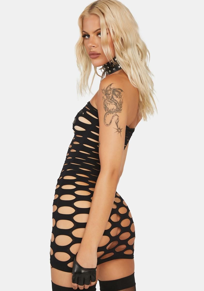Lasting Memory Bodystocking Dress sold by Dolls Kill product image thumbnail 4