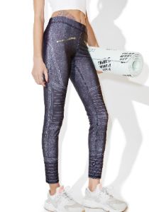 Black Moto Performance Legging sold by Dolls Kill