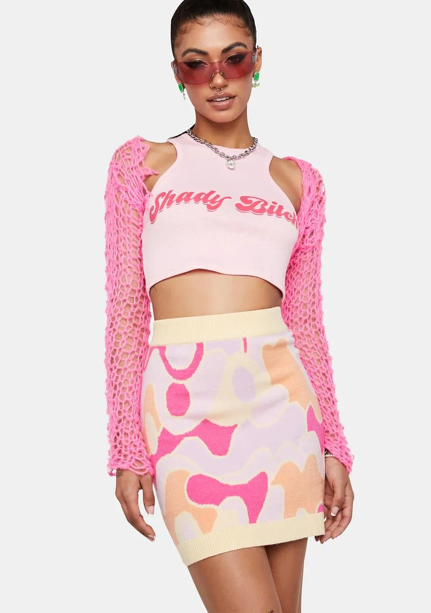 New Dreams Knit Skirt sold by Dolls Kill product image thumbnail 2