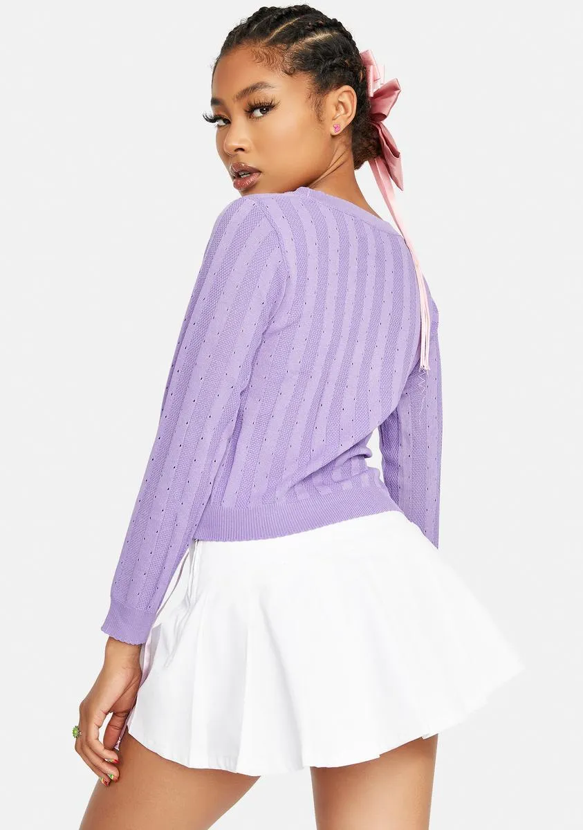 Fields Of Flowers Embroidered Cardigan sold by Dolls Kill product image thumbnail 4