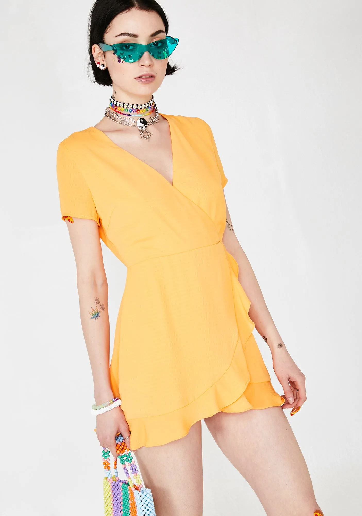 Summa Shenanigans Wrap Dress sold by Dolls Kill product image thumbnail 2