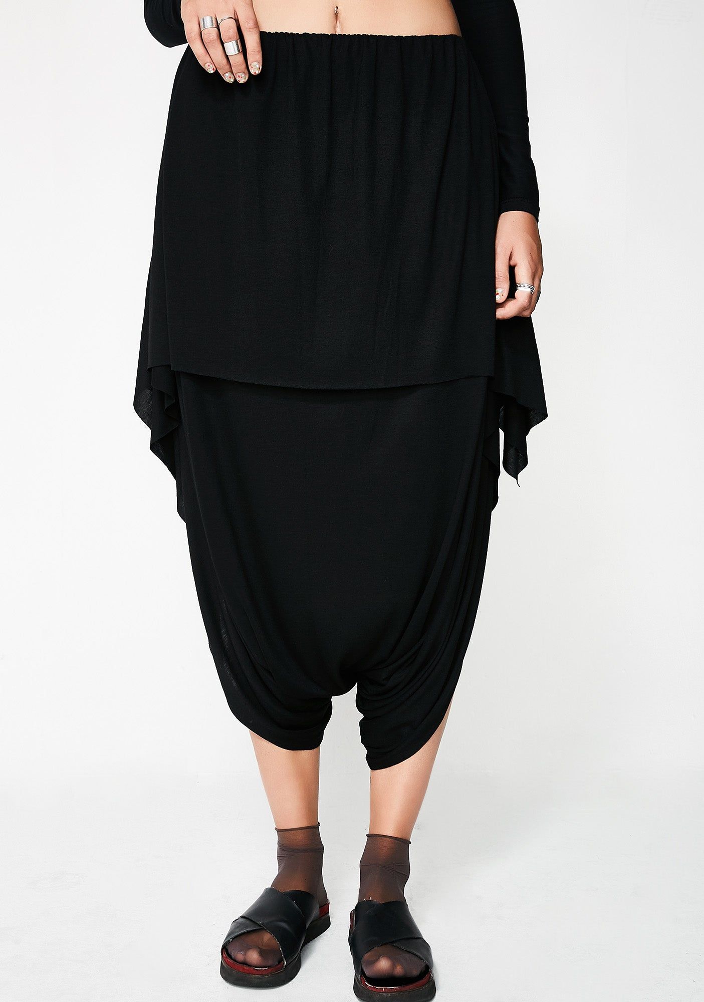 Augustus Drop Crotch Pants sold by Dolls Kill