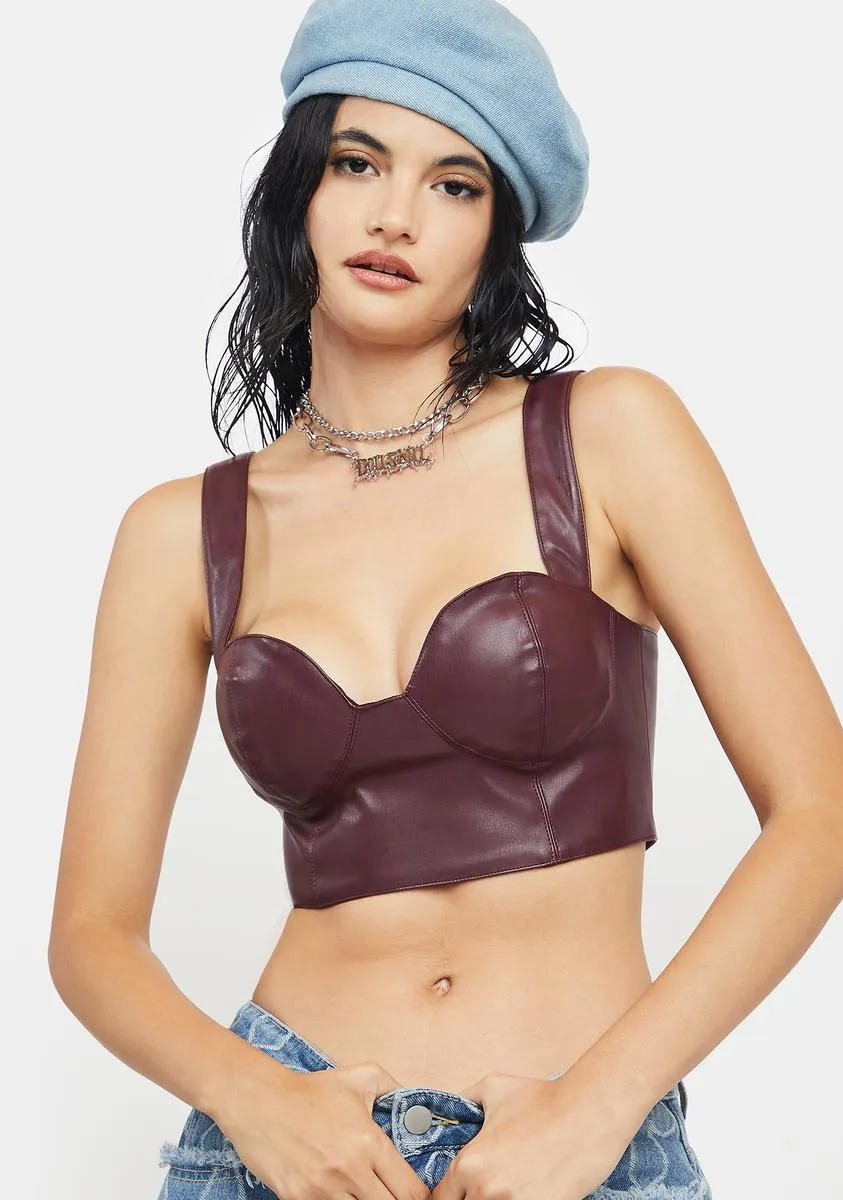 Koa Bustier Top sold by Dolls Kill