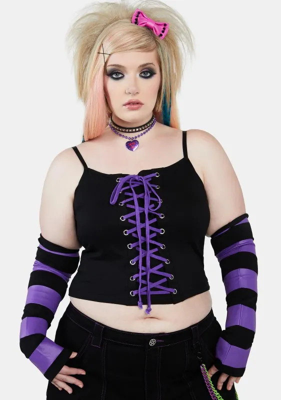 Plus Make Things Complicated Corset Top sold by Dolls Kill