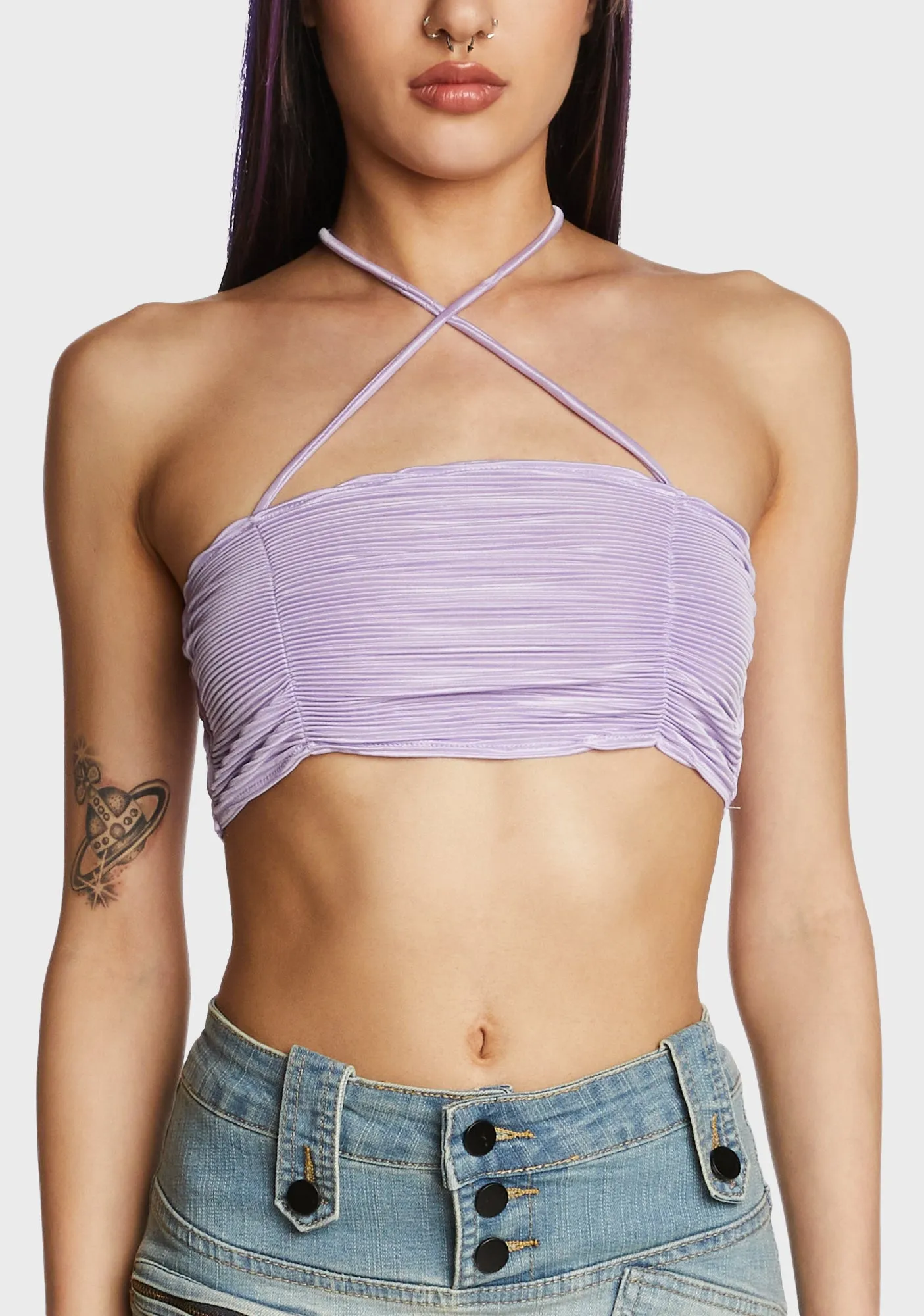 Dainty Illusion Halter Top sold by Dolls Kill product image thumbnail 2