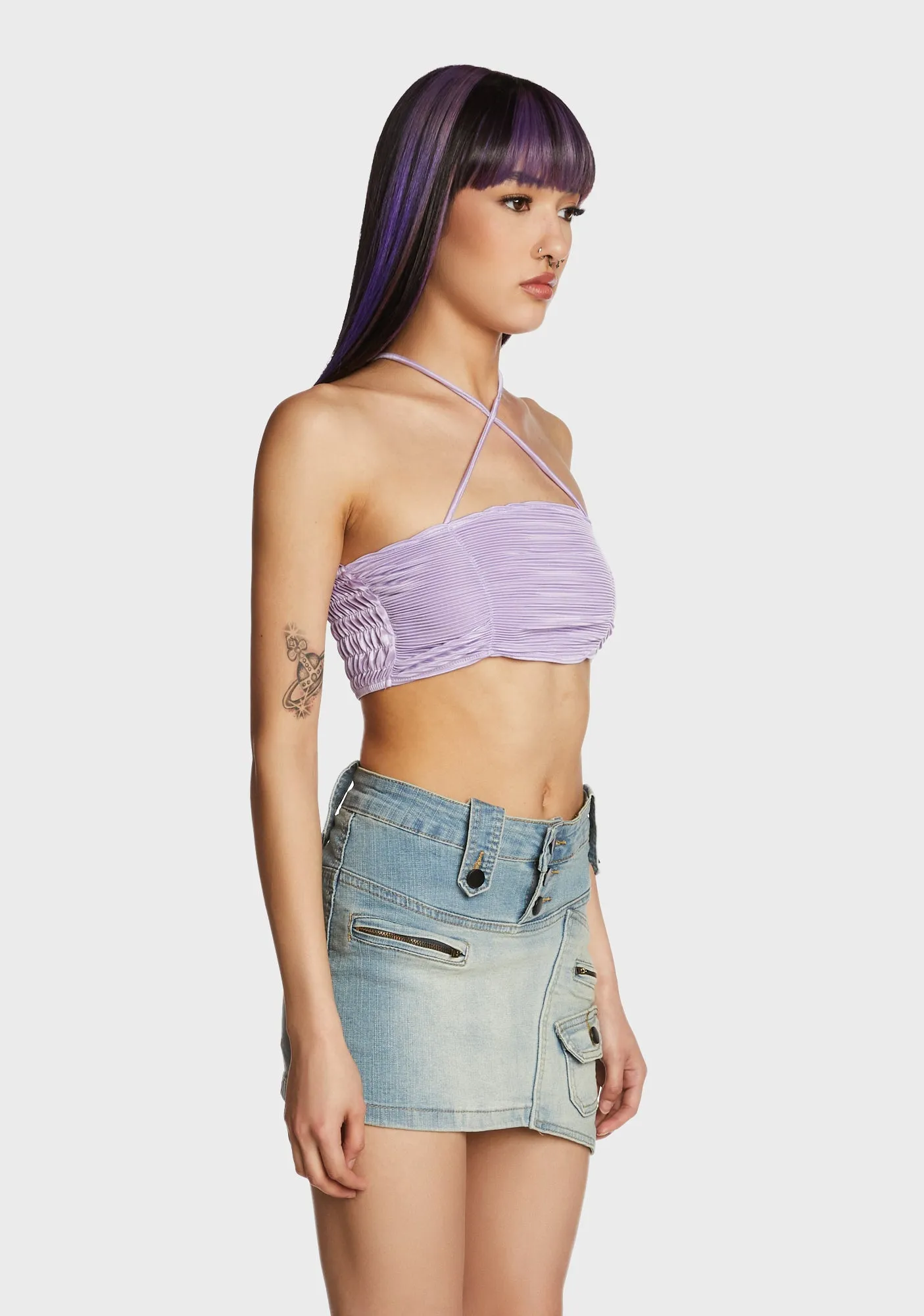 Dainty Illusion Halter Top sold by Dolls Kill product image thumbnail 3