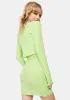 Lime Sunset Hues Mesh Cardigan Dress sold by Dolls Kill