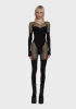 Flaunt Me Forever Fishnet Bodystocking sold by Dolls Kill