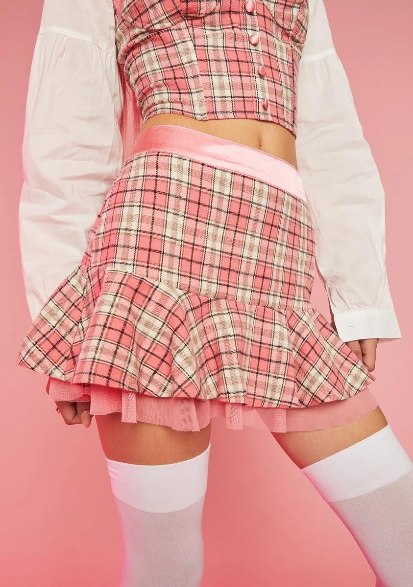 Ditch Day Plaid Mini Skirt sold by Dolls Kill