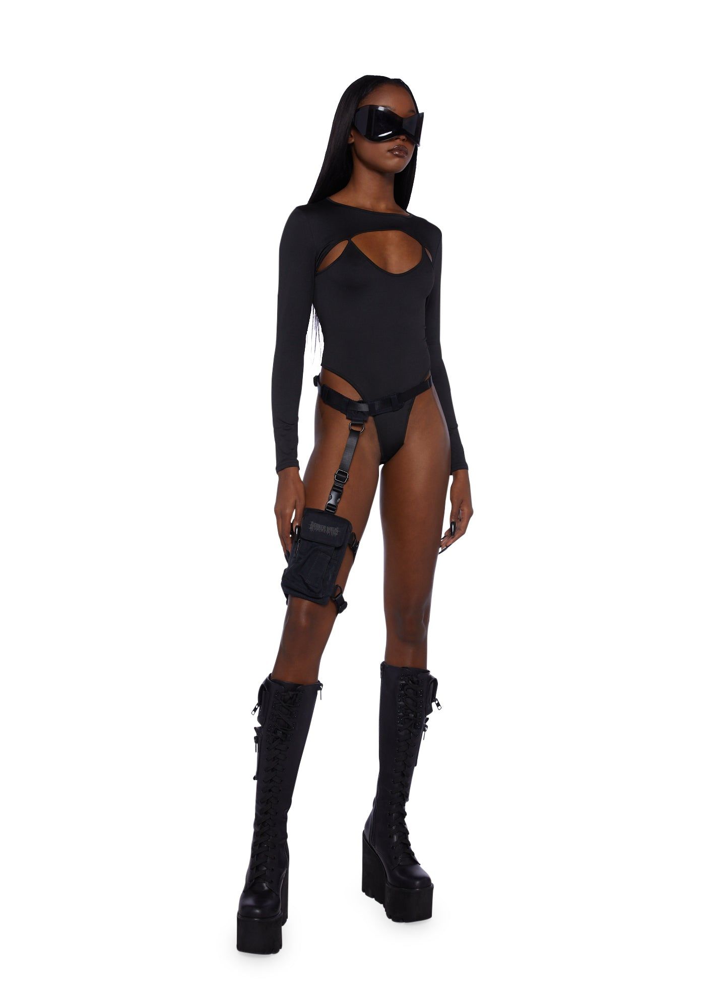 Hot Love Cut Out Bodysuit sold by Dolls Kill product image thumbnail 2