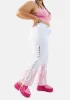 Always Fired Up Twill Flare Pants sold by Dolls Kill