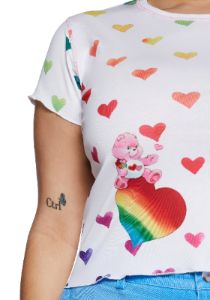 Plus Cheering For You Baby Tee sold by Dolls Kill