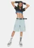 Alley Oop Lace Up Crop Tee sold by Dolls Kill