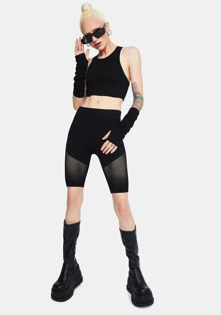 Own Good High Neck Racerback Crop Tank sold by Dolls Kill product image thumbnail 3