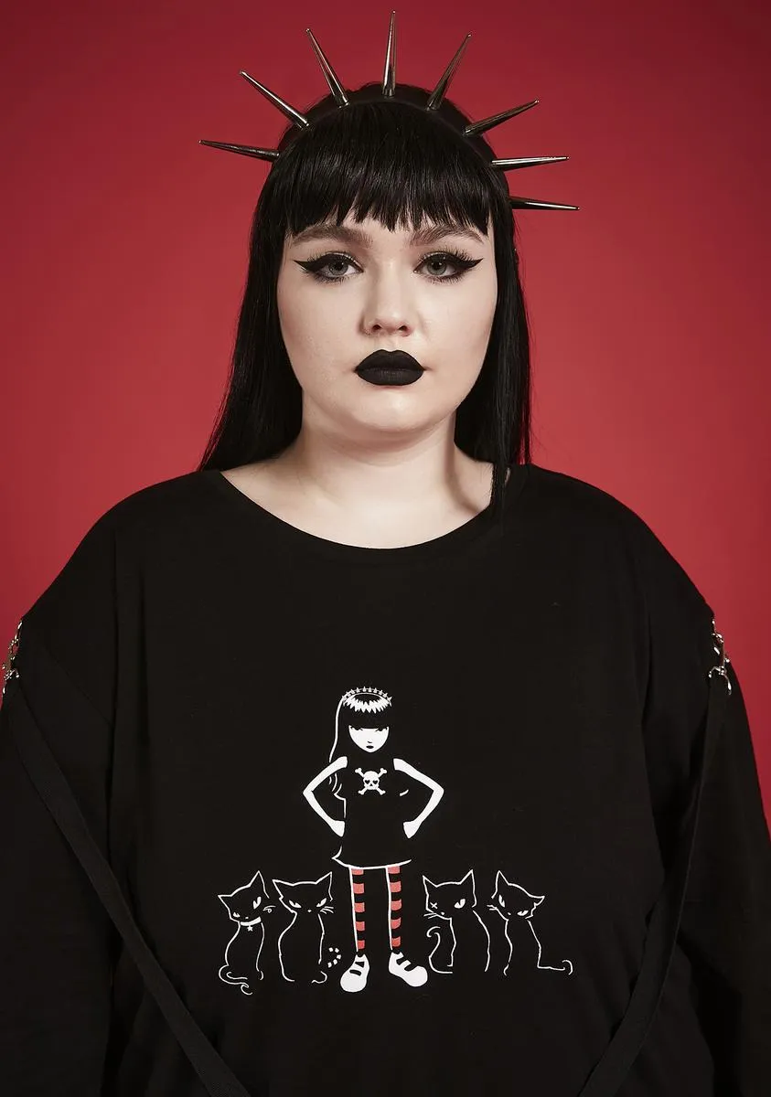 Plus Together Purrever Graphic Tee sold by Dolls Kill product image thumbnail 2