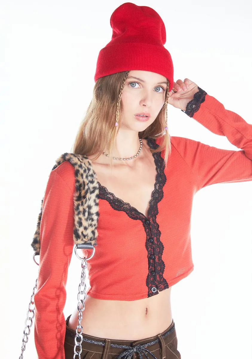 Highly Selective Thermal Crop Top sold by Dolls Kill product image thumbnail 2