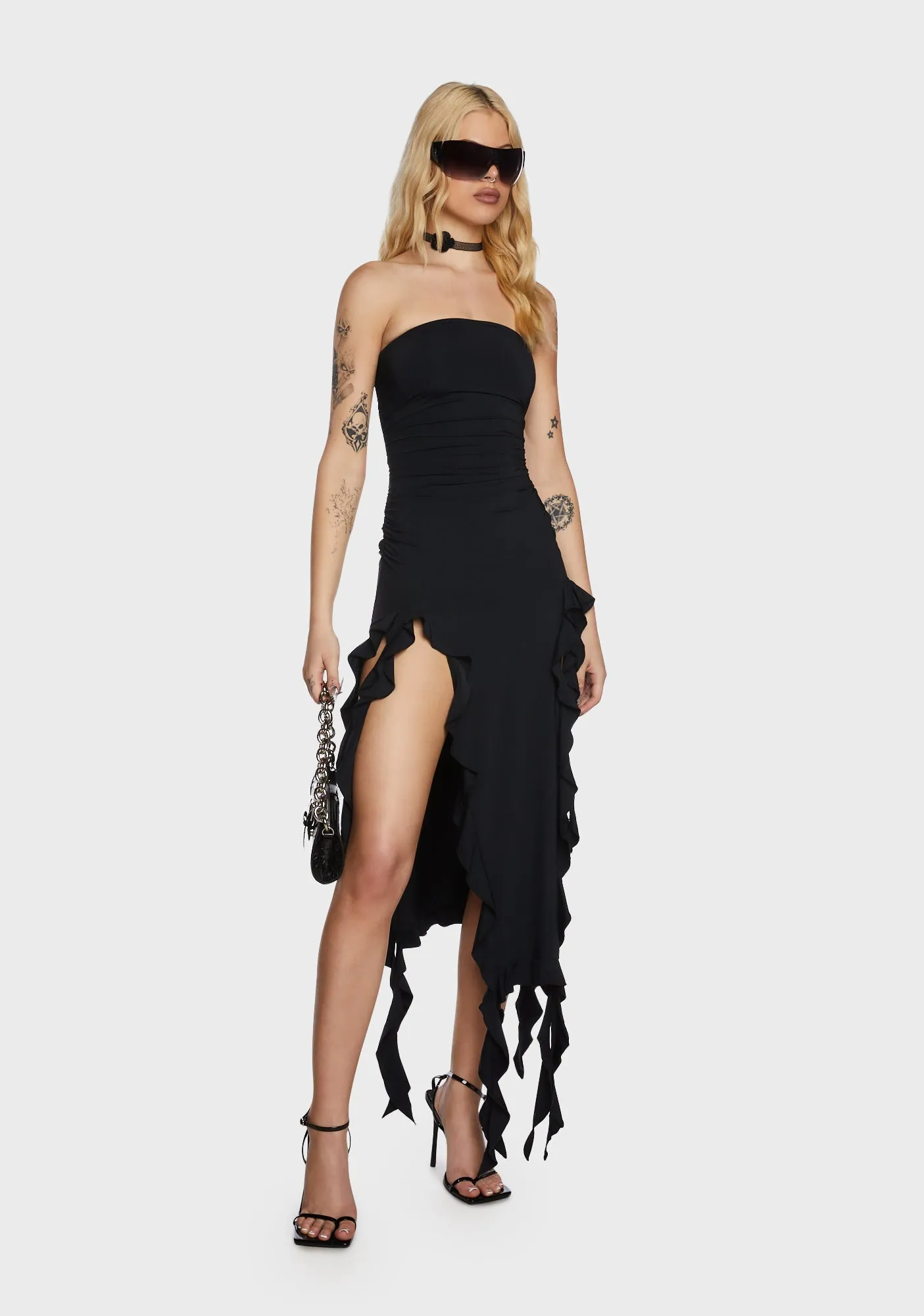 Rendezvous Strapless Dress sold by Dolls Kill product image thumbnail 5