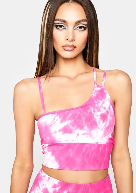 Sweet Full Of Surprises Tie Dye Sports Bra sold by Dolls Kill