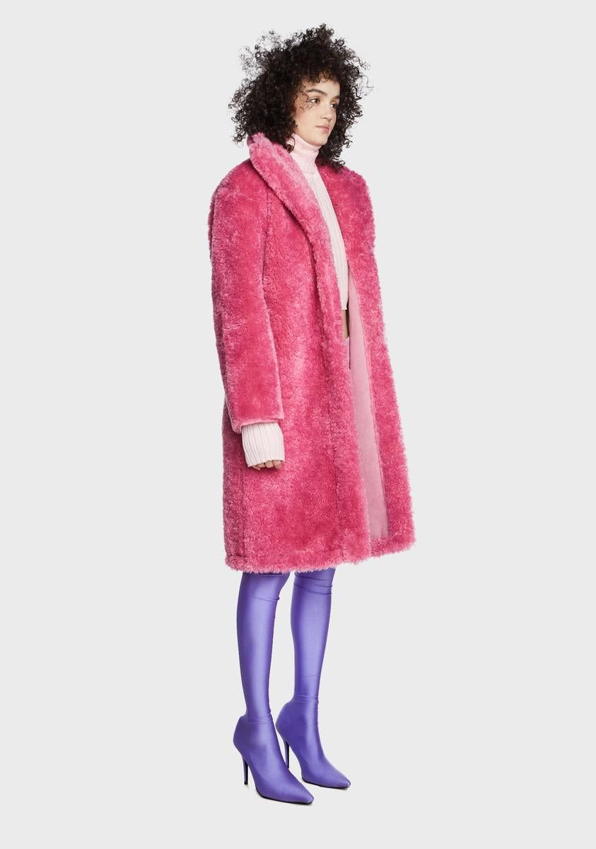 Be For Real Sherpa Coat sold by Dolls Kill product image thumbnail 4