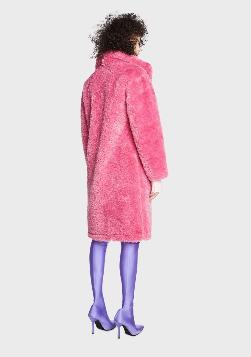 Be For Real Sherpa Coat sold by Dolls Kill product image thumbnail 5