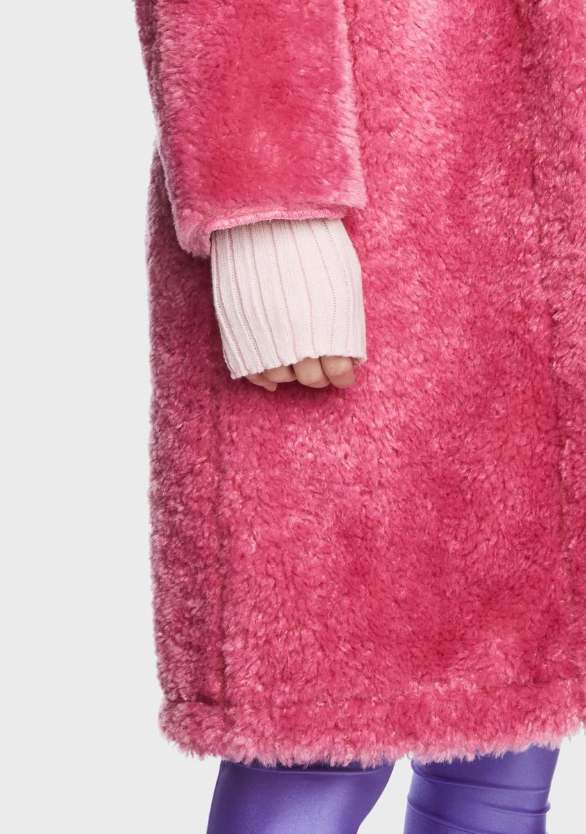 Be For Real Sherpa Coat sold by Dolls Kill product image thumbnail 2