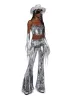 Mirror Ball Dancer Flare Pants sold by Dolls Kill