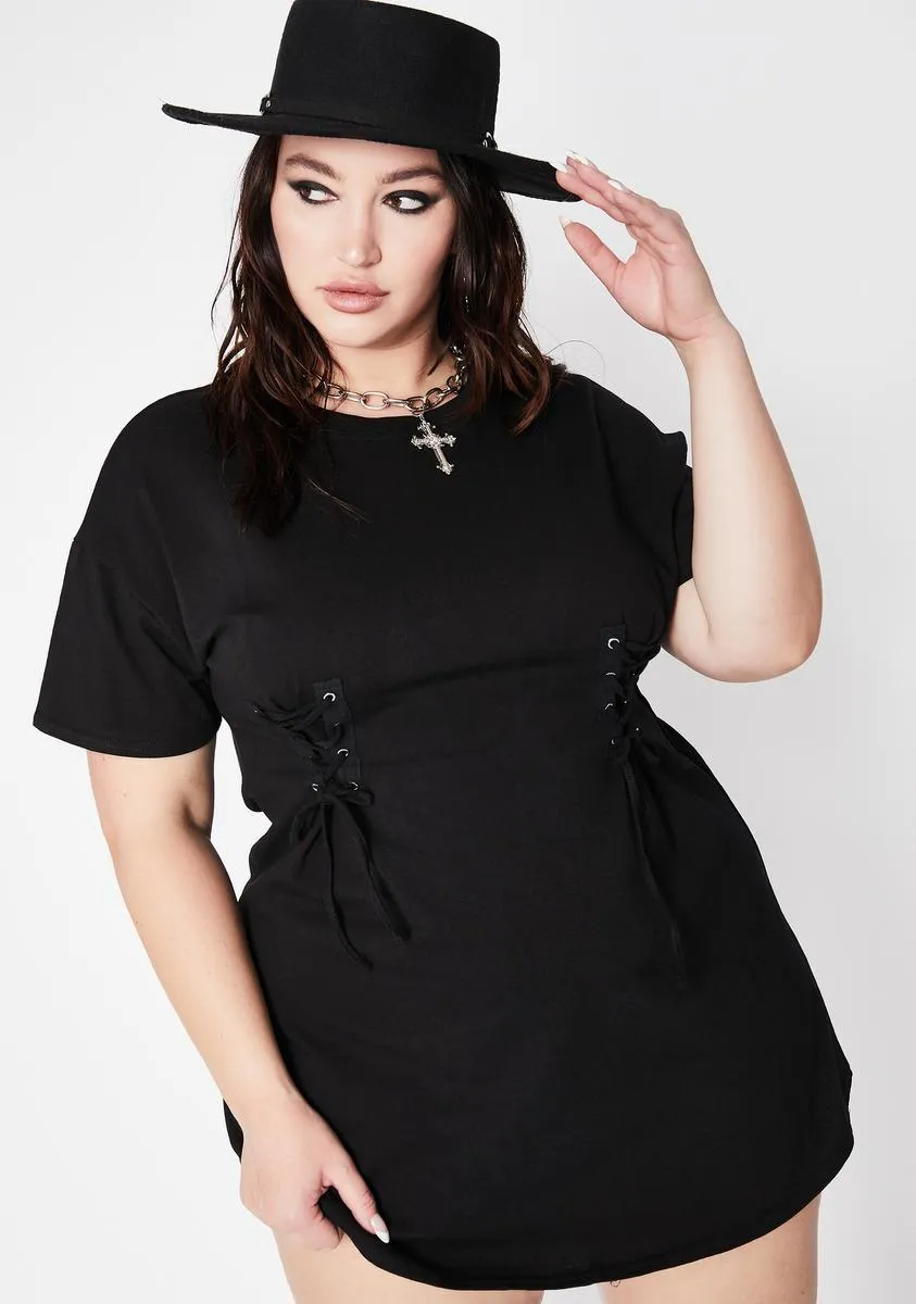 Extreme Grim Chaos Corset Dress sold by Dolls Kill