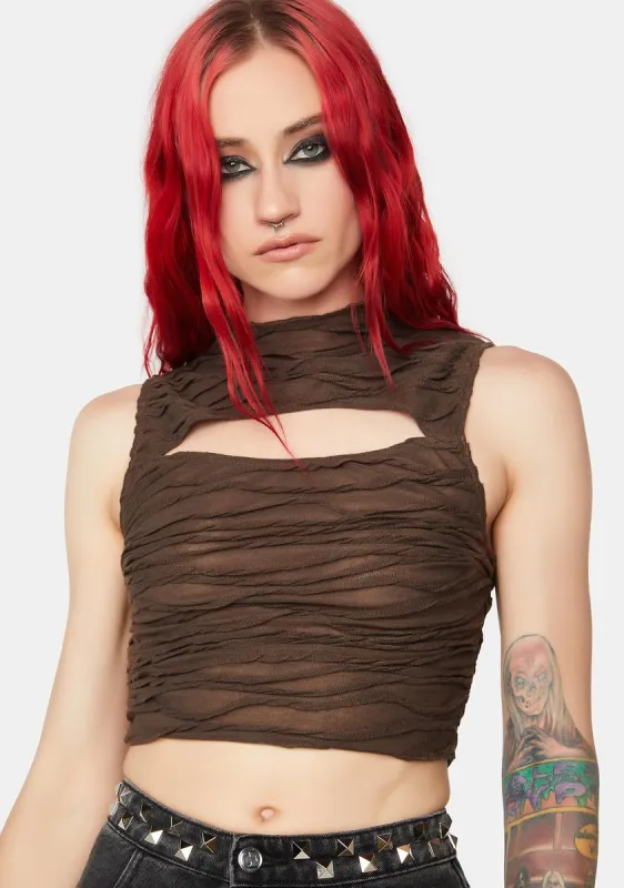 Ignore Your Texts Crop Tank sold by Dolls Kill