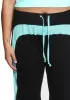 Plus Catching Flights Track Pants - Blue/Black sold by Dolls Kill