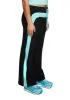 Plus Catching Flights Track Pants - Blue/Black sold by Dolls Kill