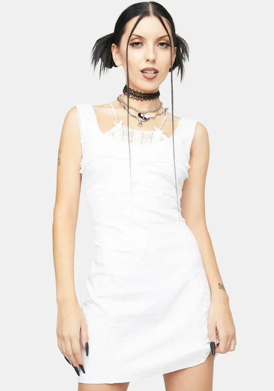 White Sora Dress sold by Dolls Kill
