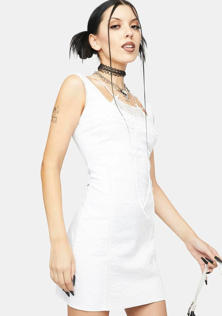 White Sora Dress sold by Dolls Kill product image thumbnail 2