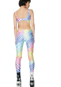 Cut-Out Printed Catsuit sold by Dolls Kill