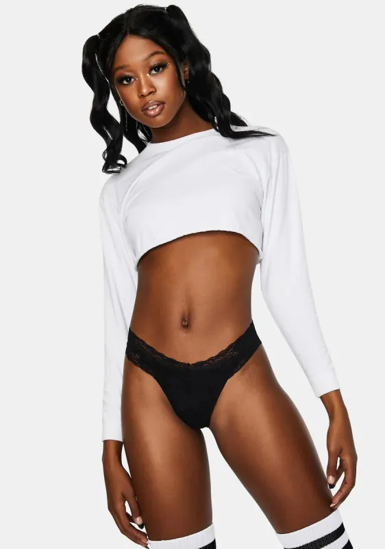 Wicked List Of Lovers Low Rise Lace Thong sold by Dolls Kill