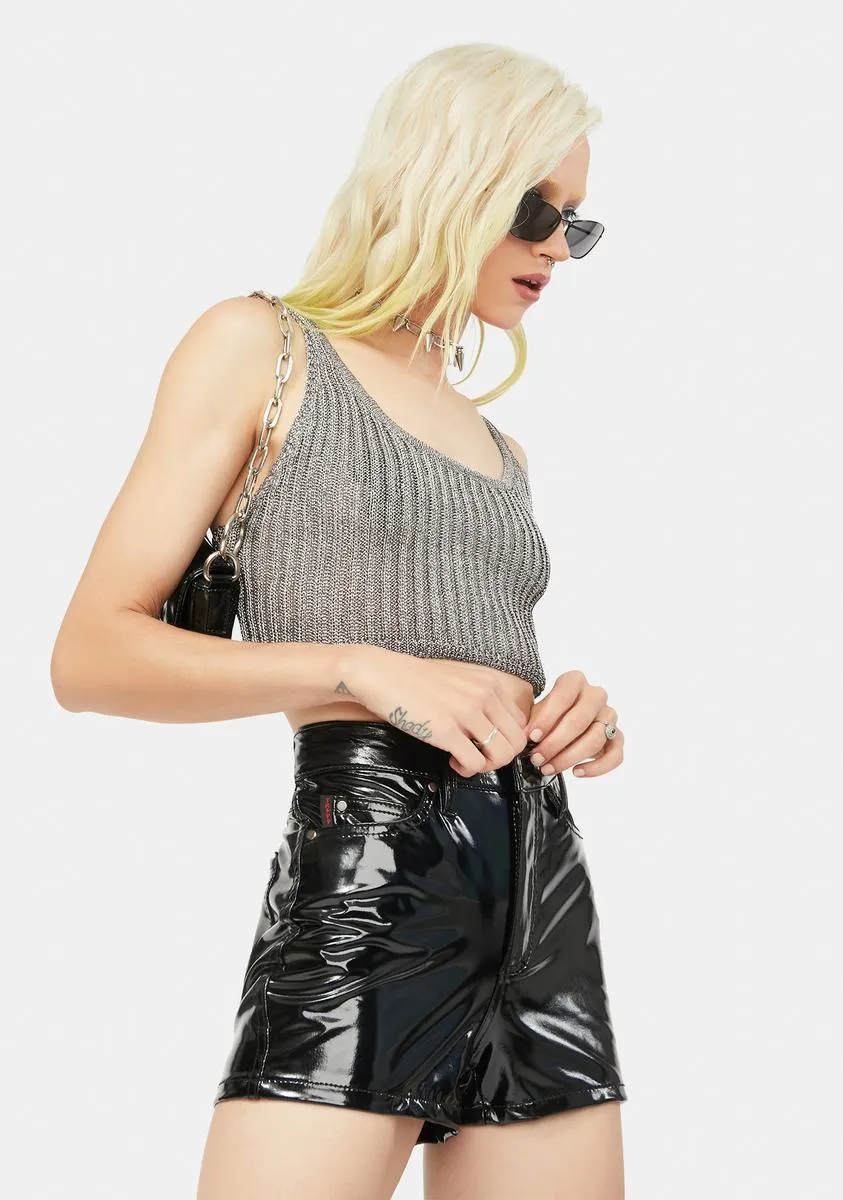Flash Forward Knit Crop Top sold by Dolls Kill product image thumbnail 2
