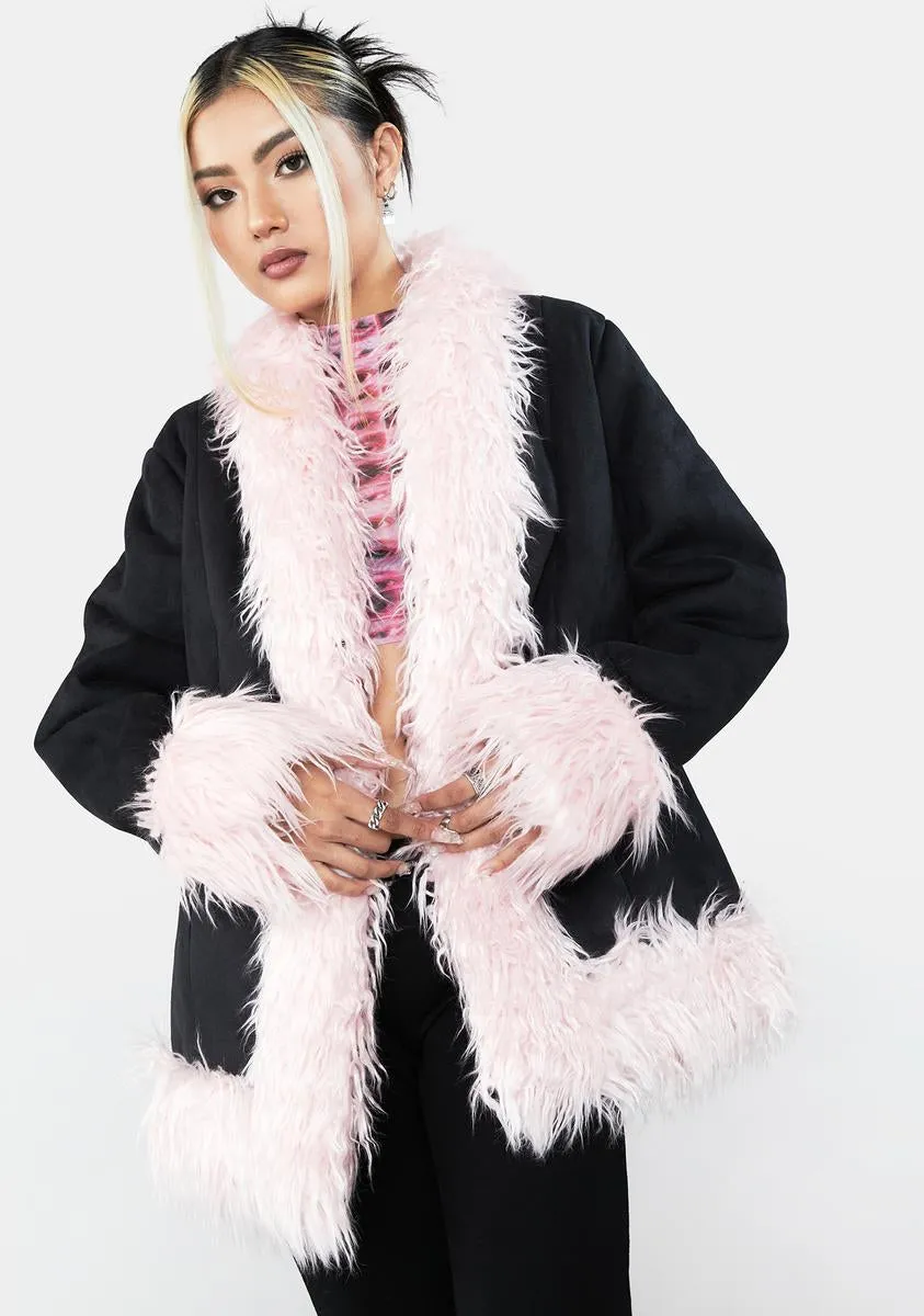 Warp Vegan Suede Coat sold by Dolls Kill