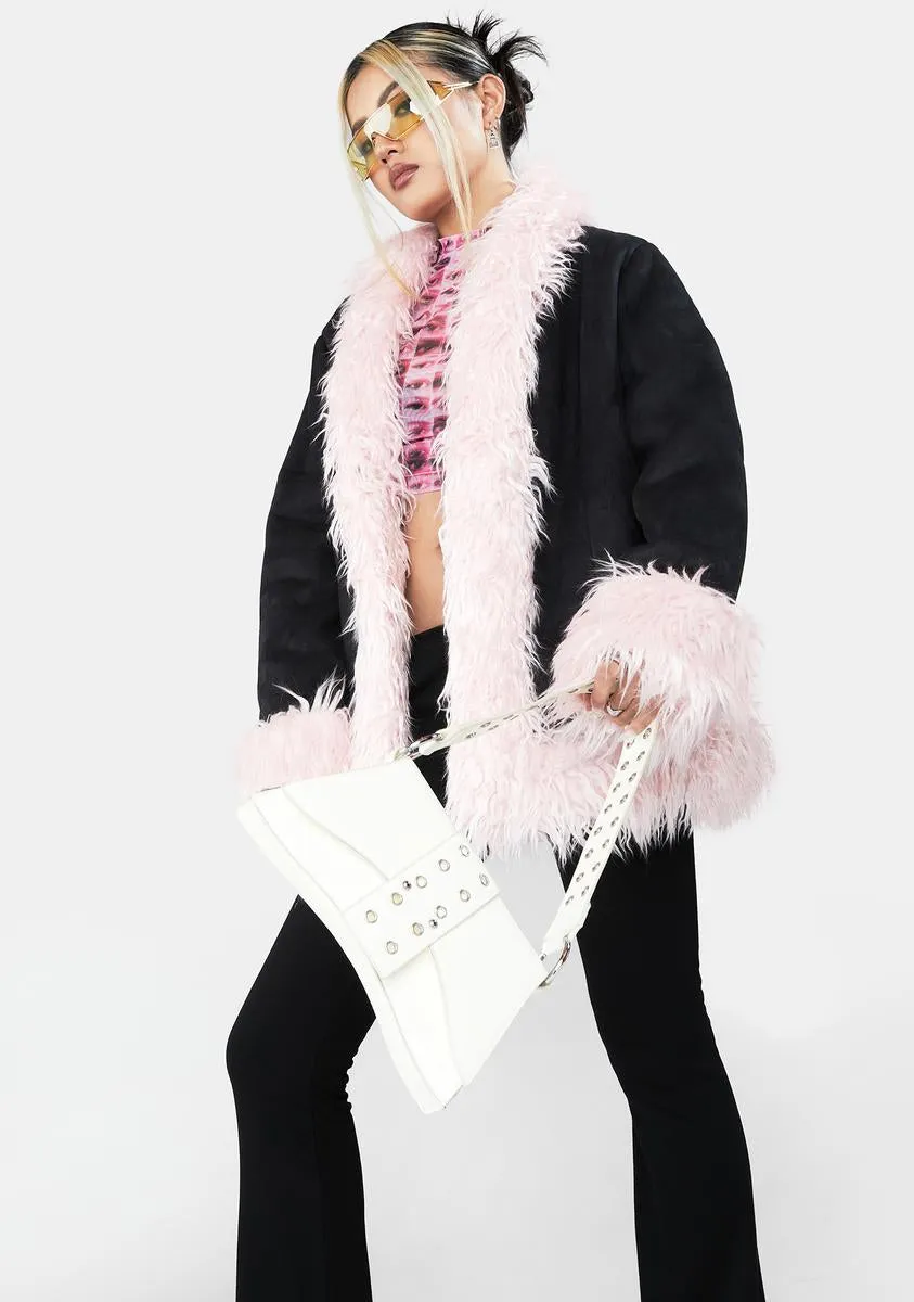 Warp Vegan Suede Coat sold by Dolls Kill product image thumbnail 2