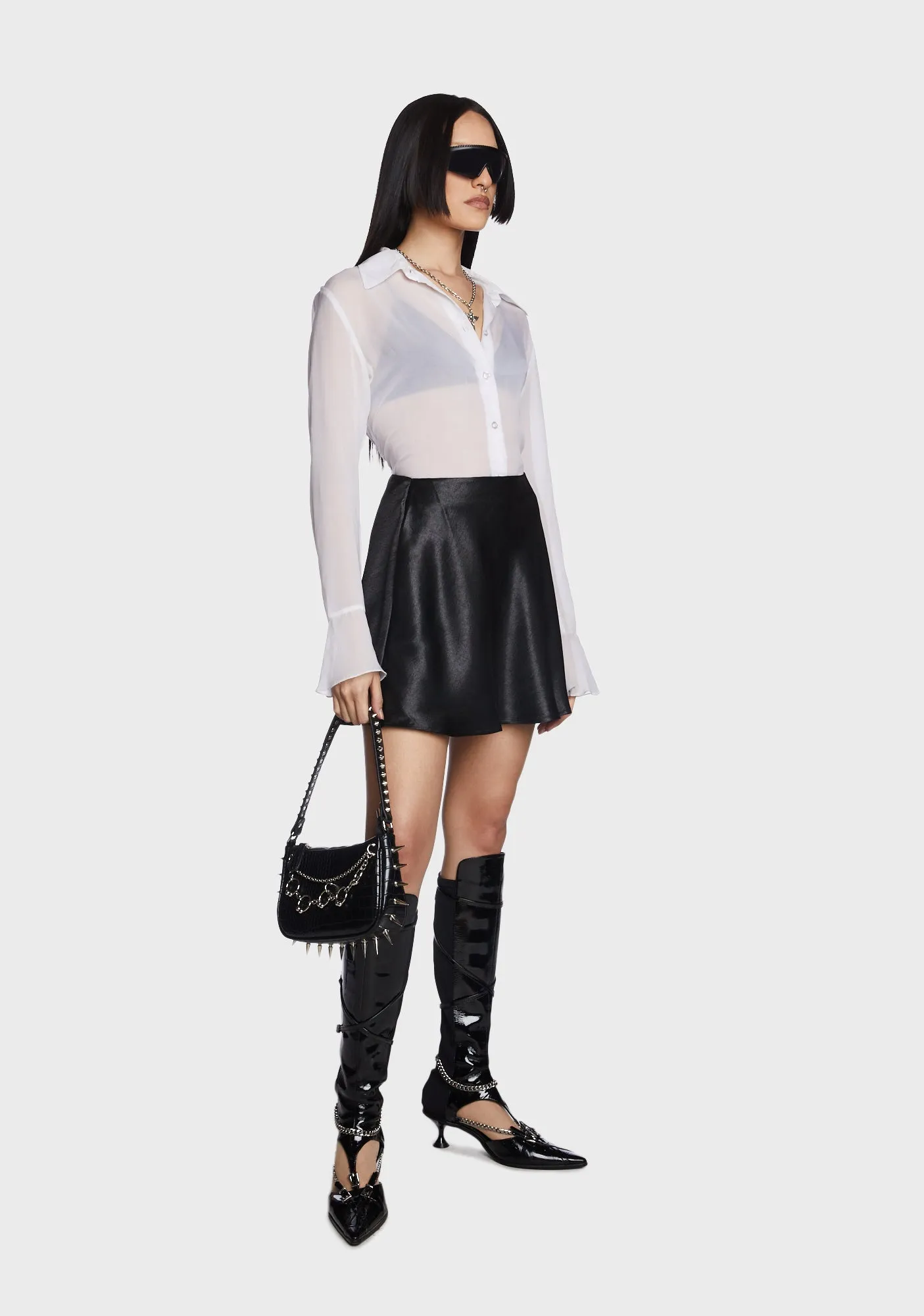 Life Motto Mini Skirt sold by Dolls Kill product image thumbnail 4