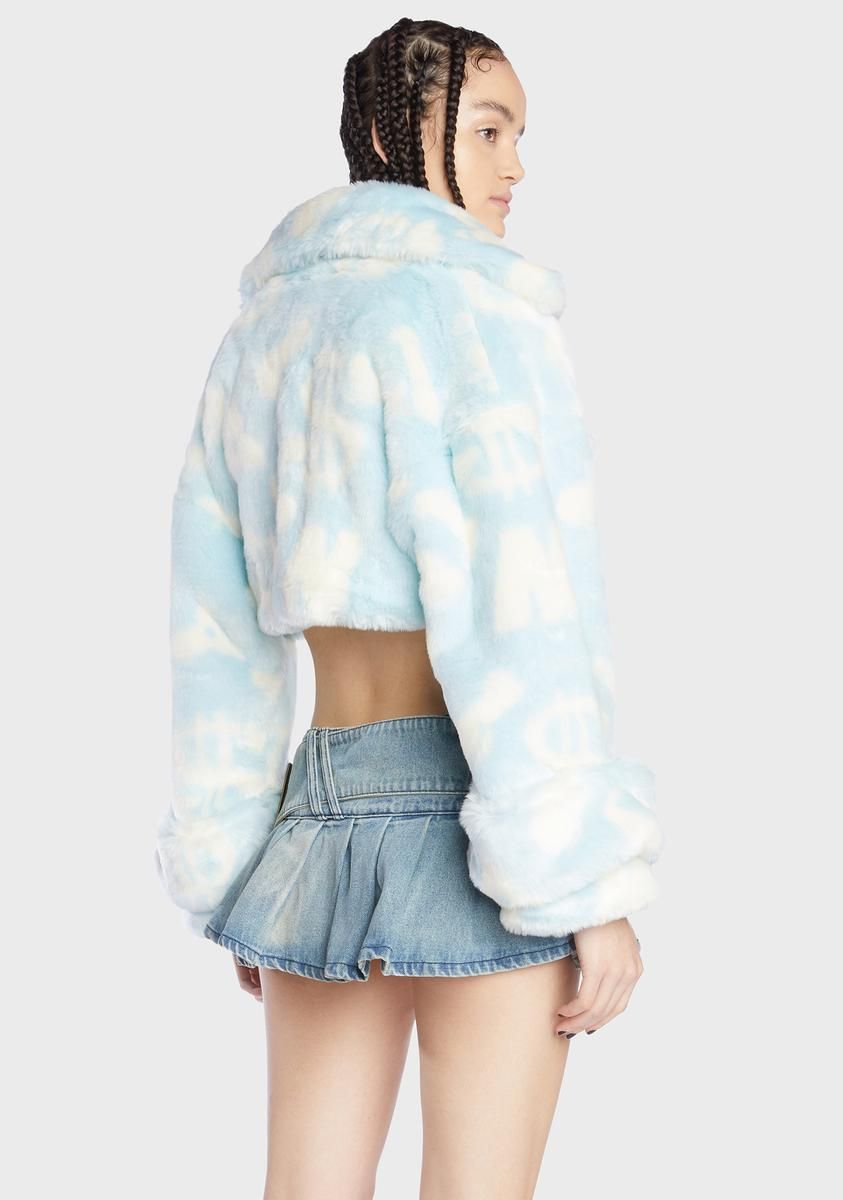 Dick Dollar Faux Fur Crop Jacket sold by Dolls Kill product image thumbnail 5