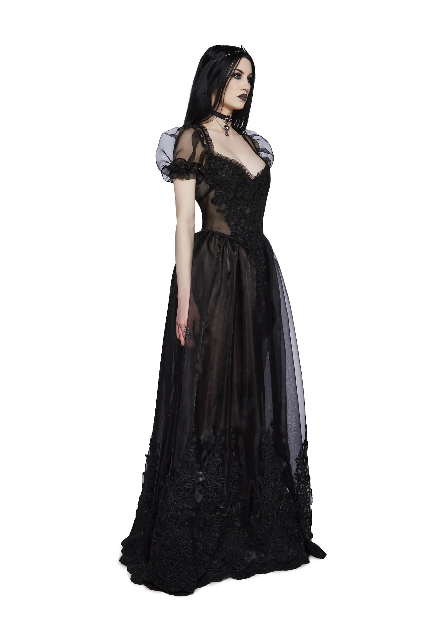 Sable Rose Sanctuary Maxi Dress sold by Dolls Kill product image thumbnail 3