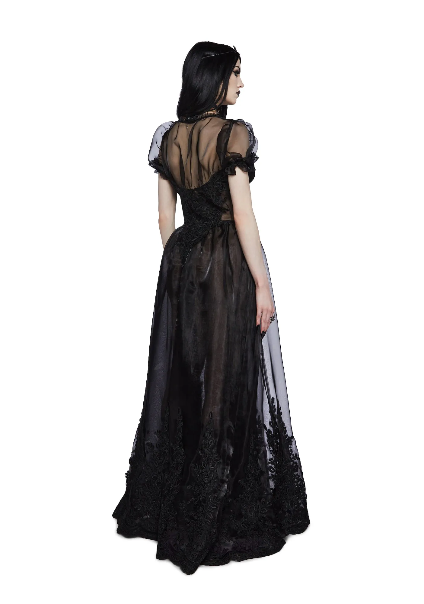 Sable Rose Sanctuary Maxi Dress sold by Dolls Kill product image thumbnail 4